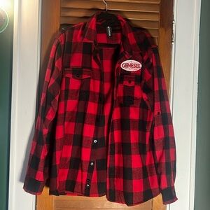 Genesee Brewing Company Buffalo Check Flannel
